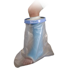 waterproof cast bandage protector adult wide short leg