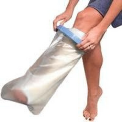 waterproof cast bandage protector adult wide short leg