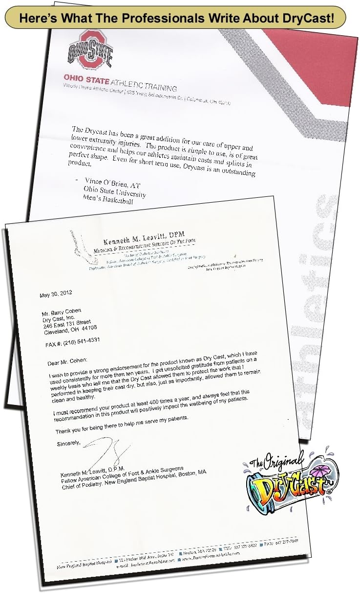 Waterproof Cast Covers Adult Short Leg Document