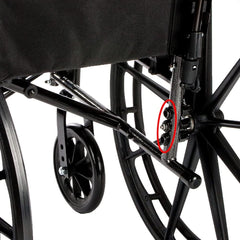 Cruiser X4 Wheelchair with Flip-back, removable arm and swing-away footrests or elevating leg rests ,8" front Wheels ,300 lbs Weight Capacity ,16" (W) x 16" - 18" (D) ,CX418ADFAELR