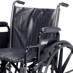 wheelchair econ rem desk arms 20 w sf dual axle