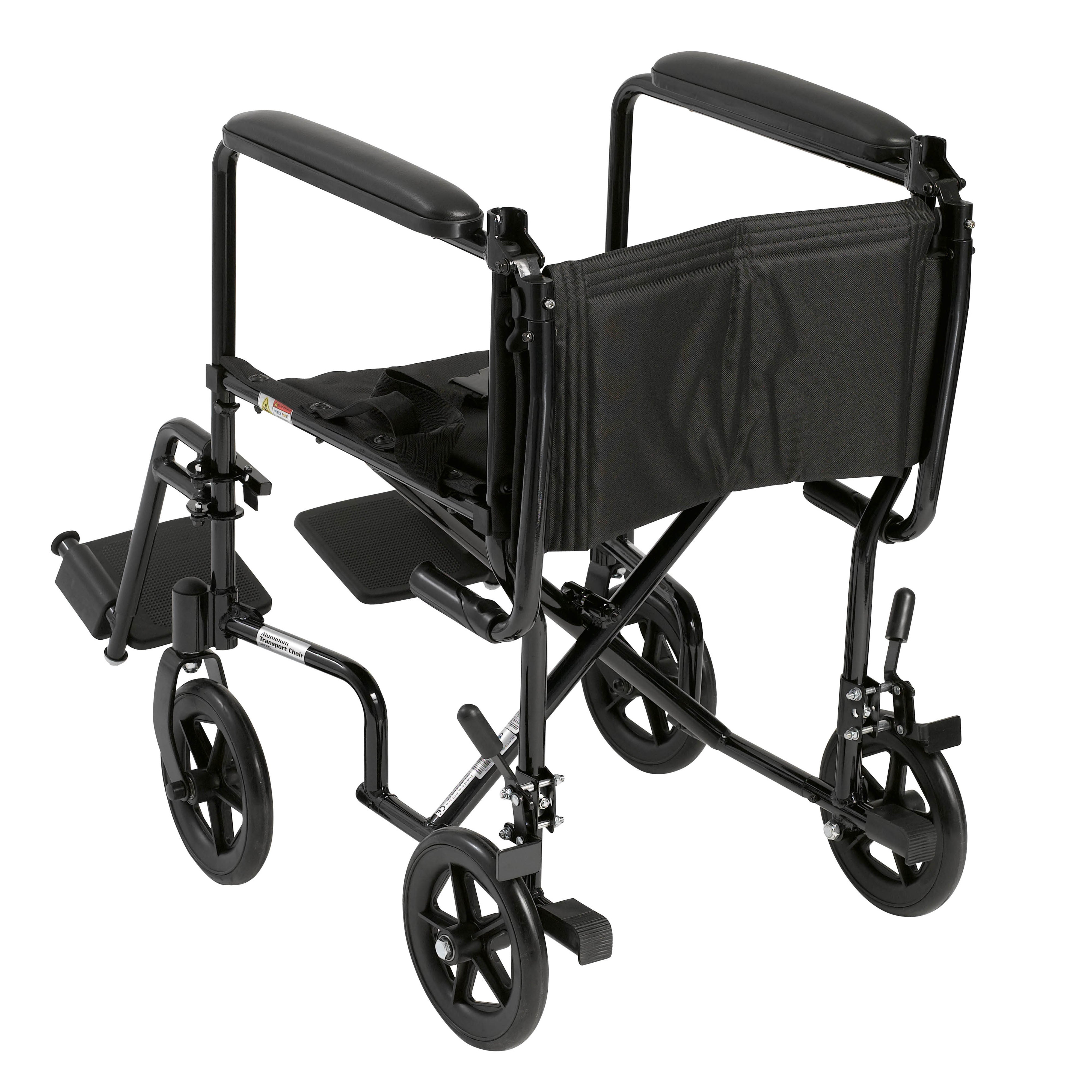 wheelchair transport lightweight black 17
