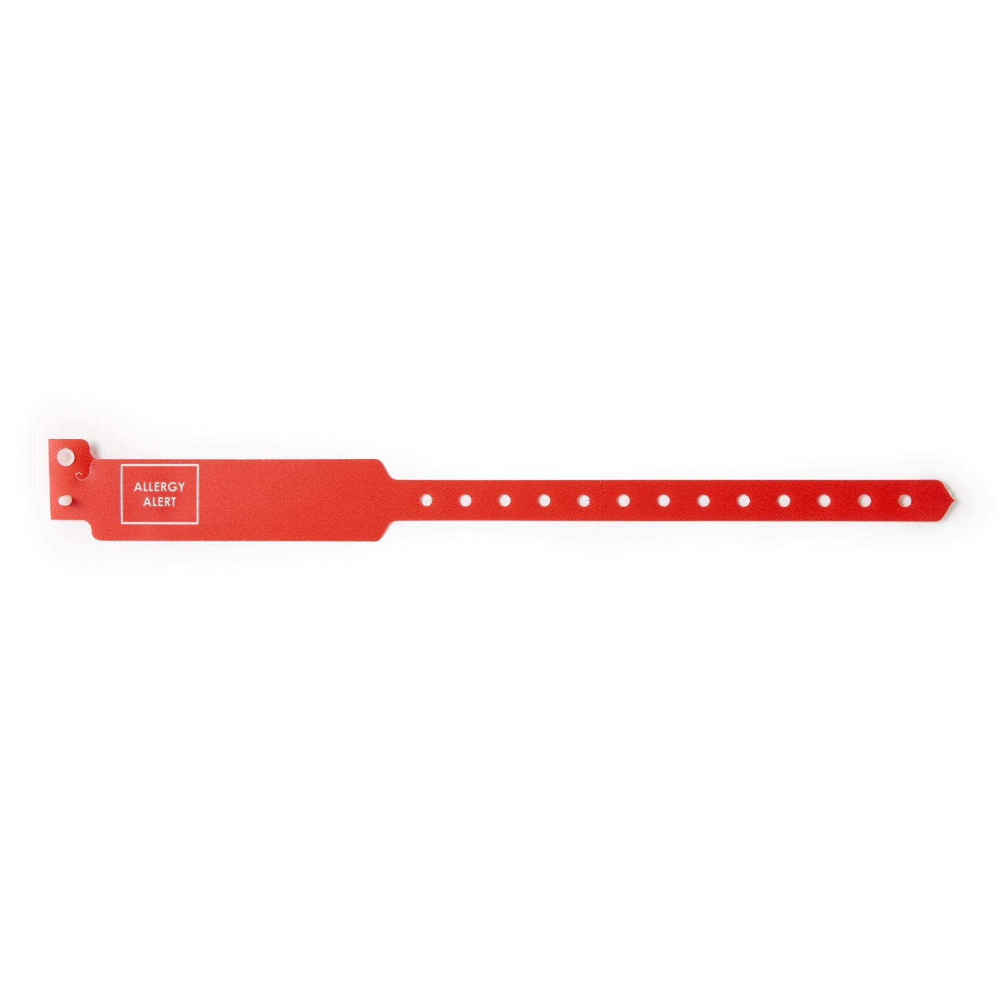 Identification Wristband Sentry SuperBand Alert Band Permanent Snap Allergy Alert