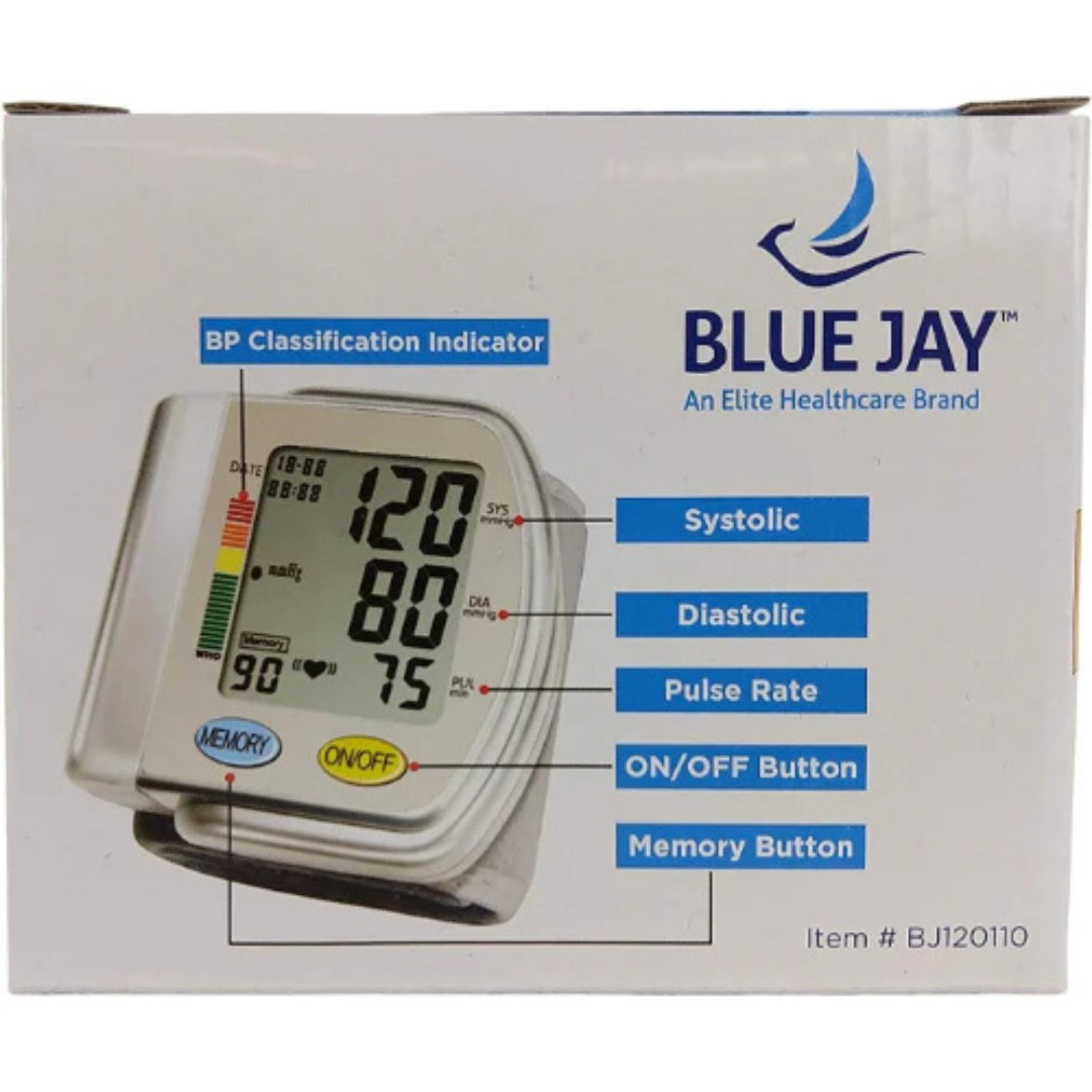 wrist blood pressure unit blue jay brand 1