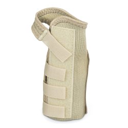 wrist brace mckesson low profile contoured wraparound aluminum cotton elastic right hand beige medium packaging type each