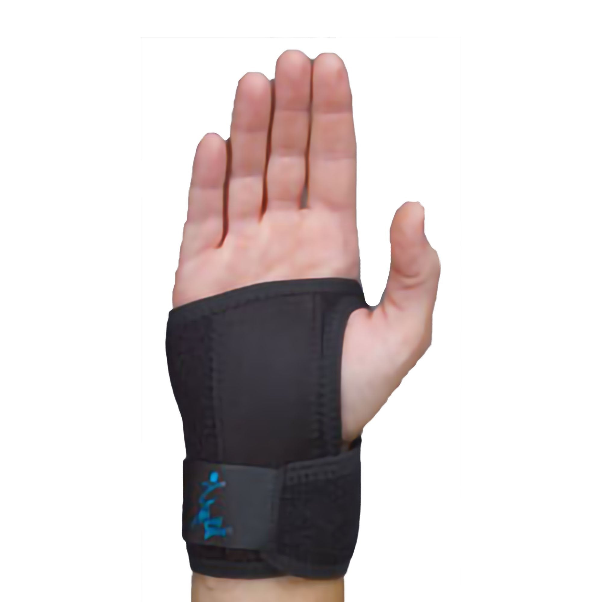 Wrist Splint GelFlex Contoured Polymer Gel / Mineral Oil Right Hand Black Medium