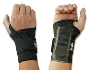 Wrist Support ProFlex 4000 Single Strap Elastane / Elastic / Polyester Right Hand Black Medium
