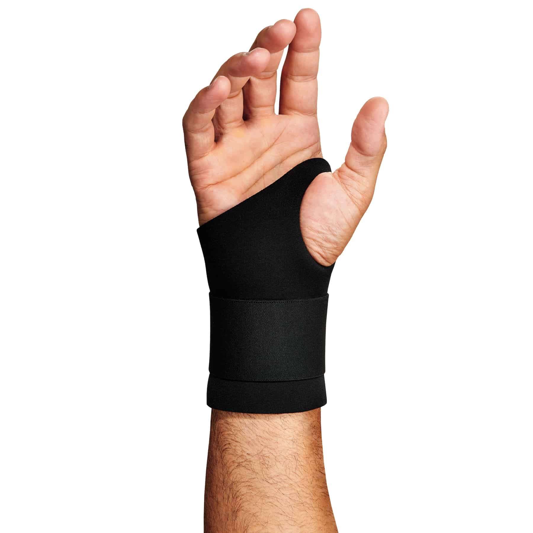 wrist support proflex 670 ambidextrous single strap neoprene left or right hand black large