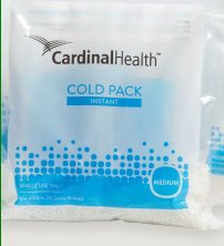 Instant Cold Pack Cardinal Health Non Sweat General Purpose Medium 6 X 6 1/2 Inch Plastic / Ammonium Nitrate / Water Disposable