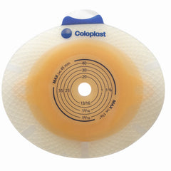 Ostomy Barrier SenSura Click Trim to Fit, Standard Wear Double Layer Adhesive 60 mm Flange Blue Code System 5/8 to 1 11/16 Inch Opening