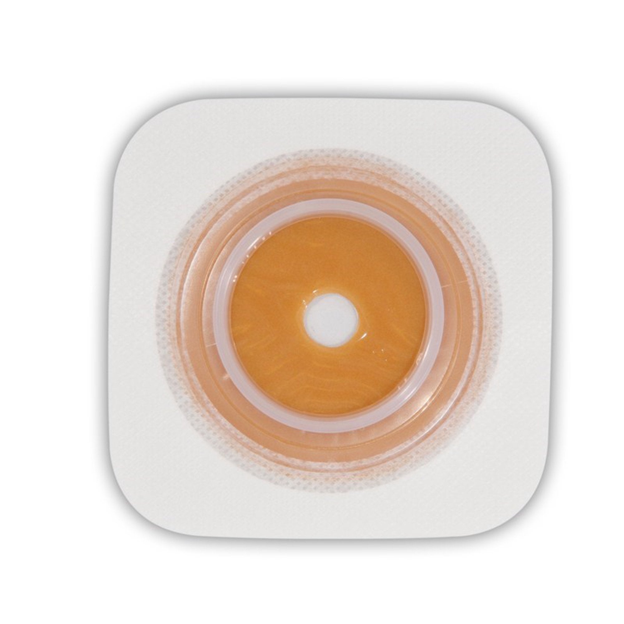 Ostomy Barrier Sur Fit Natura Trim to Fit, Extended Wear Stomahesive Without Tape 57 mm Flange Sur Fit Natura System Hydrocolloid 1 3/8 to 1 3/4 Inch Opening 4 X 4 Inch