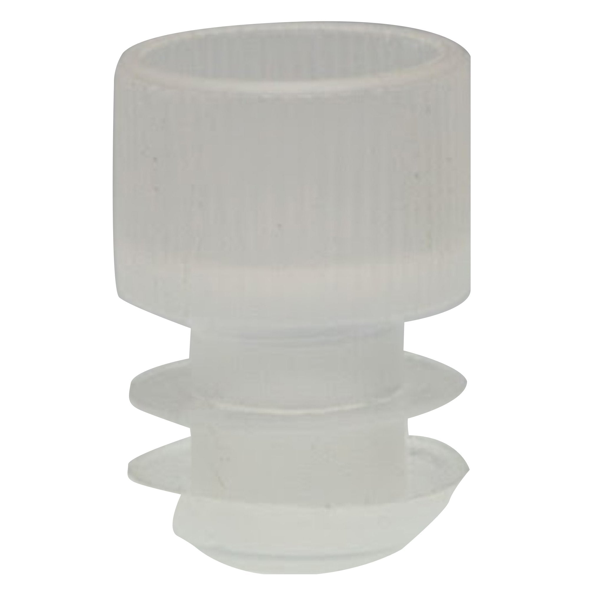 McKesson Tube Closure Polyethylene Flanged Plug Cap Natural 16 mm For Use with 16 mm Blood Drawing Tubes, Glass Test Tubes, Plastic Culture Tubes NonSterile