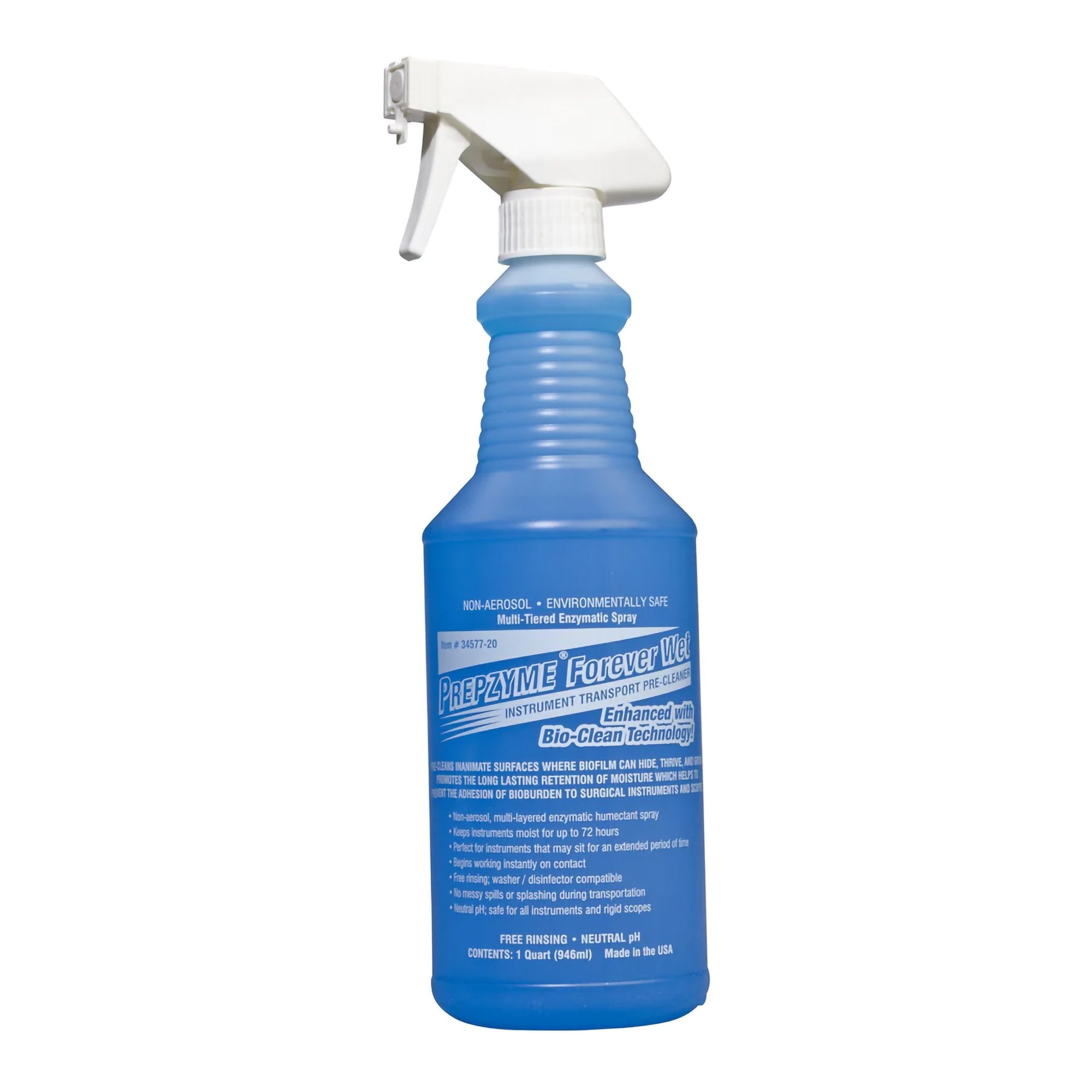 Instrument Pre-Cleaner Prepzyme Forever Wet 32 oz. Spray Bottle Unscented