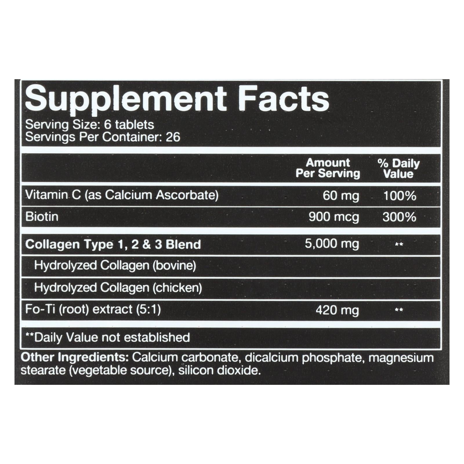 youtheory collagen mens advanced 160 tablets