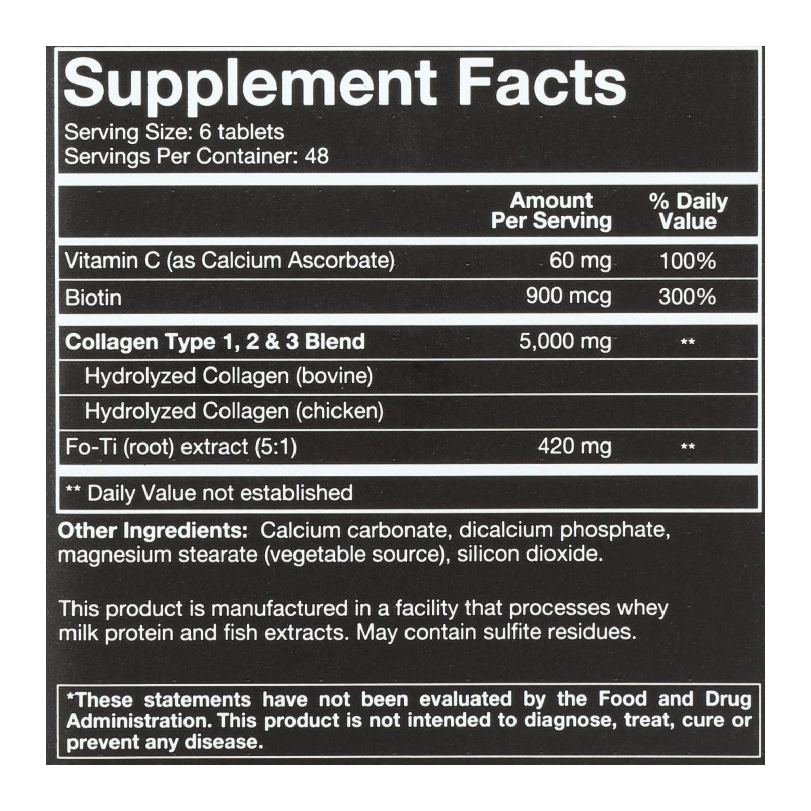 youtheory collagen mens advanced 290 tablets