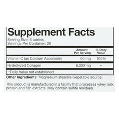 youtheory collagen type 1 and 3 120 tablets