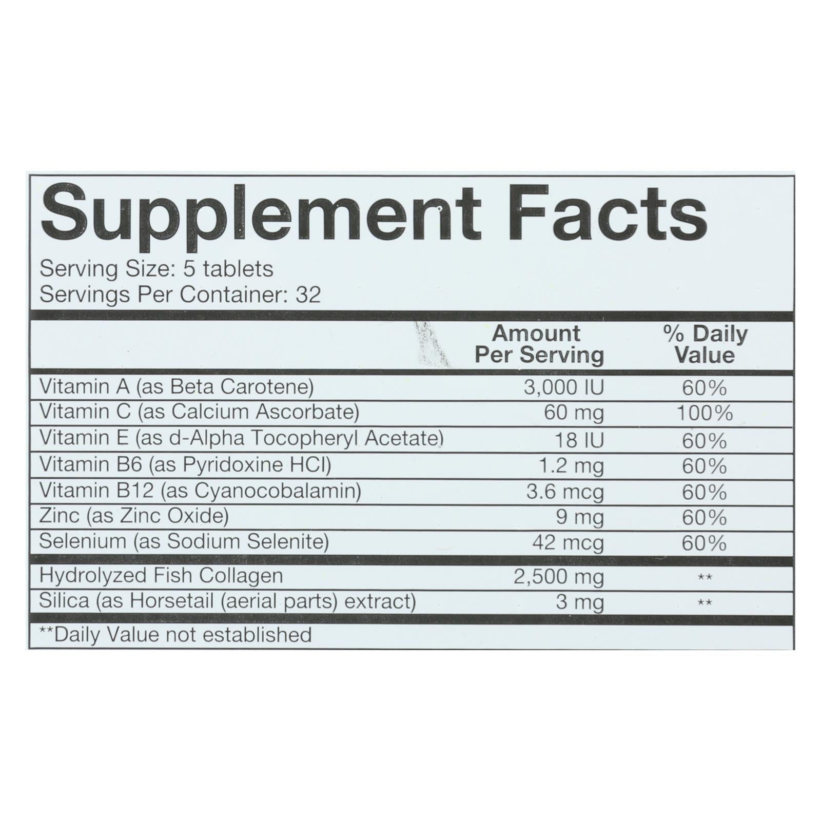 youtheory marine collagen type 1 and 3 advanced formula 160 tablets