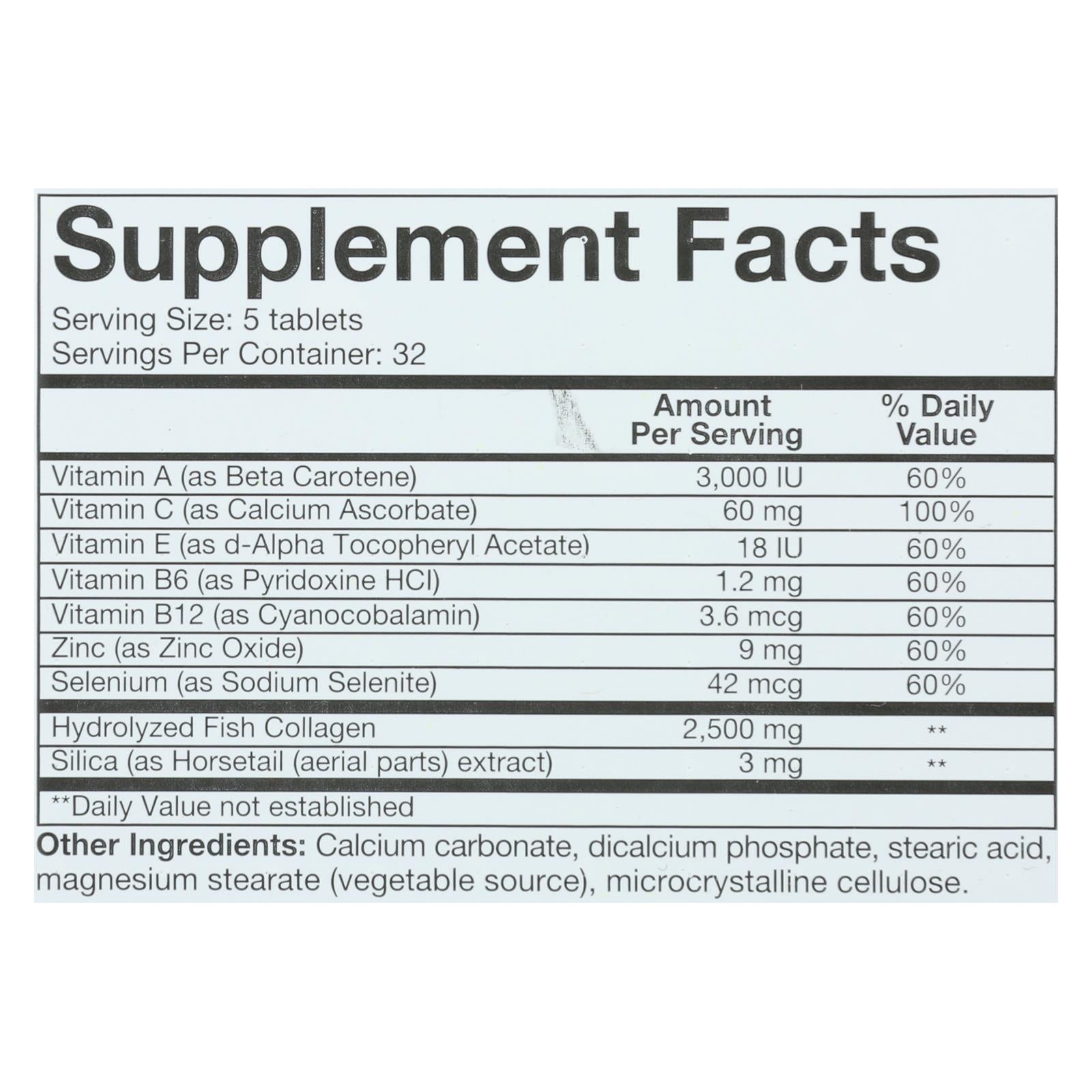 youtheory marine collagen type 1 and 3 advanced formula 160 tablets