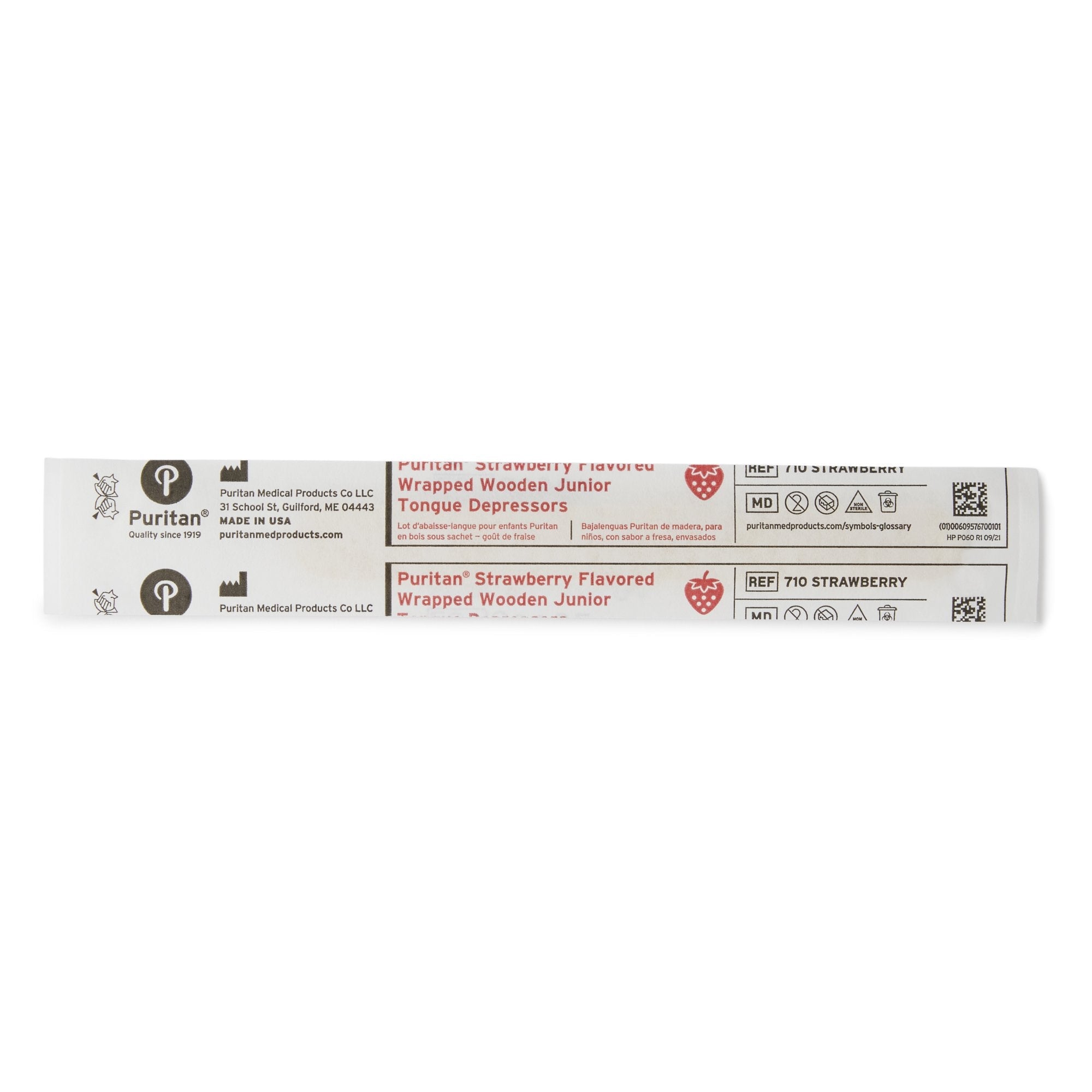 Tongue Depressor Puritan 5-1/2 Inch Length Wood Junior