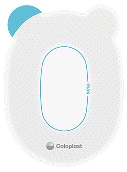 Ostomy Barrier SenSura Mio Baby Flex Trim to Fit, Standard Wear Adhesive without Tape 35 mm Flange Gray Code System 0 to 1 9/16 Inch Opening