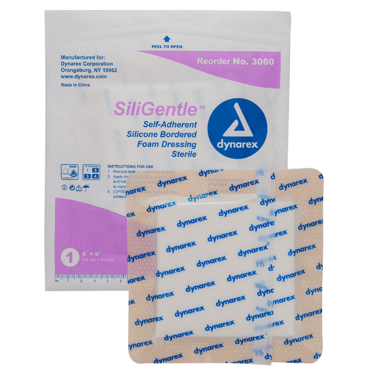 dynarex siligentle foam dressings