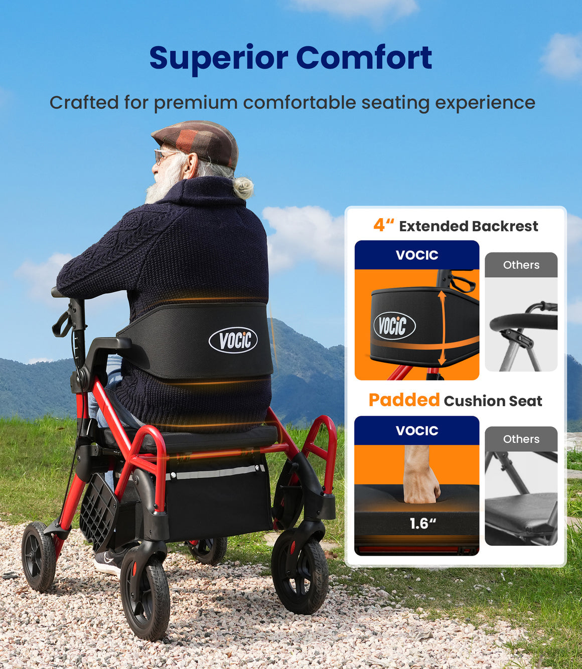 z55 versatile 2 in 1 rollator walker