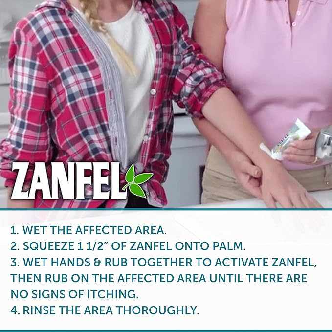zanfel poison ivy oak and sumac topical cream zanfel itch relief mk558201ea