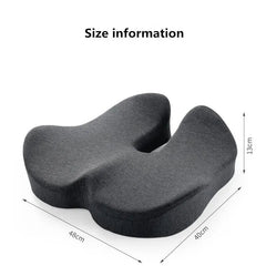Zeby Rebound Memory Foam Office Chair Cushion Woman Tailbone Pelvis Orthopedic Medical Lady Seat Cushion Beautiful Buttocks Pad