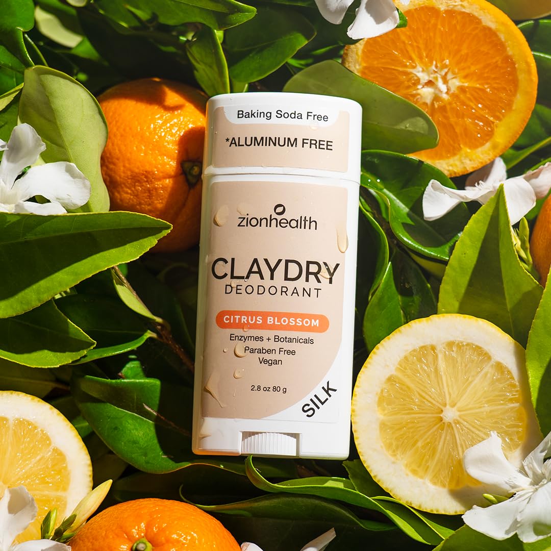 zion health adama minerals clay deodorant citrus blossom 2 5 oz