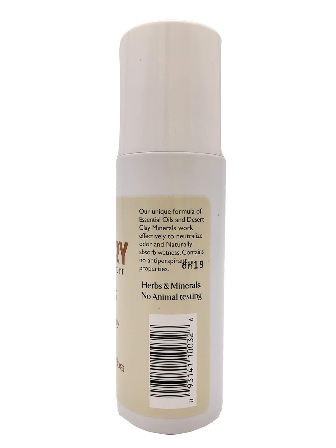 zion health clay dry natural deodorant 3 oz