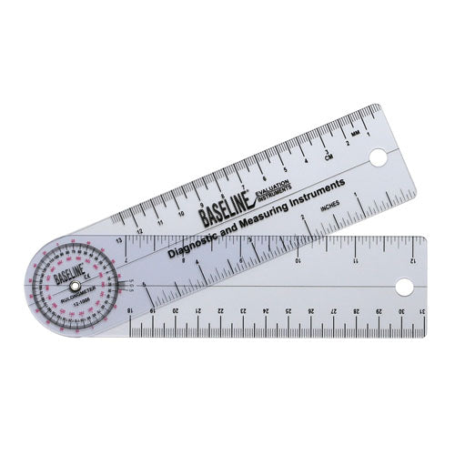 Plastic Angle Rule Goniometer 7   360 Degrees   All Care Store