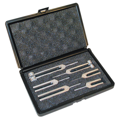 Tuning Fork Clinical Grade Set 128-4096 Cps(6 Pc+case) - All Care Store