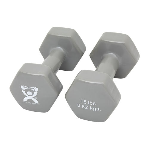 Dumbell Weight Color Neoprene Coated 15 Lb   All Care Store