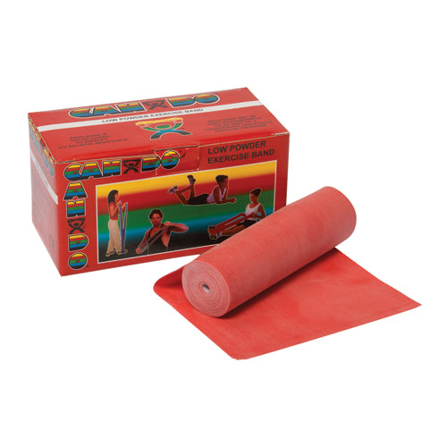Cando Exercise Band Red Light  6 yard Roll   All Care Store