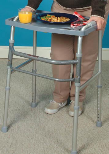 Universal Walker Tray  Gray   All Care Store