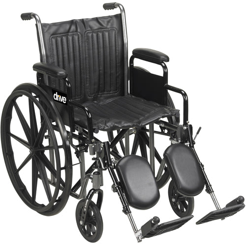 Wheelchair Econ Rem Desk Arms 20 W/elr's Dual Axle All Care Store