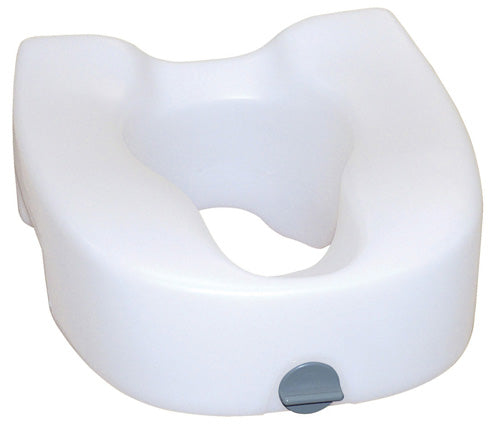 Raised Toilet Seat W/lock W/o Arms All Care Store