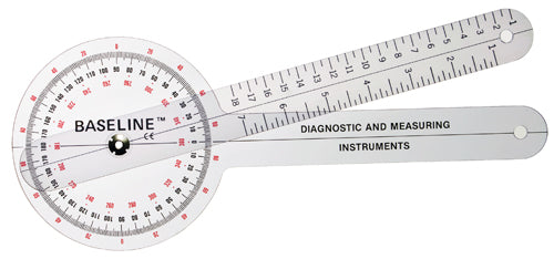 Baseline Goniometer 12  360d Plastic   All Care Store