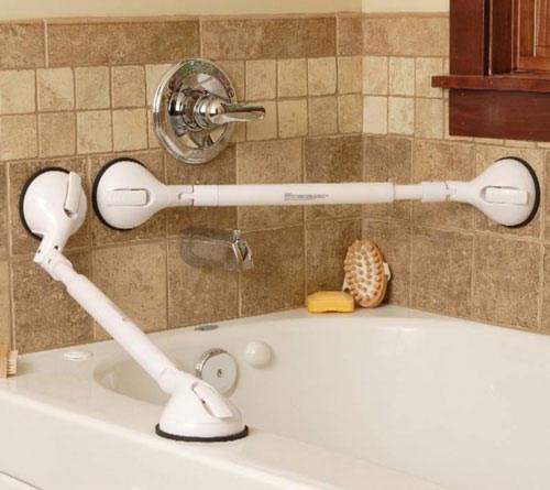 Portable Grab Bar Adj. 22 27 Telescoping & Pivoting Medium All Care Store