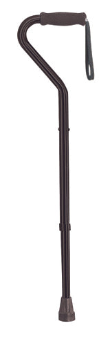 Bariatric H/d Offset Cane Alum Adjusts From 37   46   (tall)   All Care Store