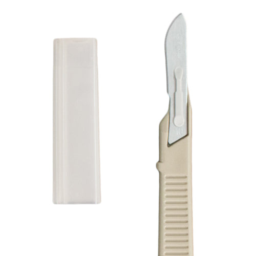 Scalpel #10 Disposable Generic Bx/10 W/safety Guard - All Care Store