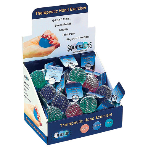 Squeezums Therapeutic Hand Exerciser Display(36 Pcs)   All Care Store