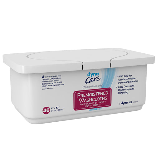 Washcloths   Premoistened And Disposable  Tub/46   All Care Store