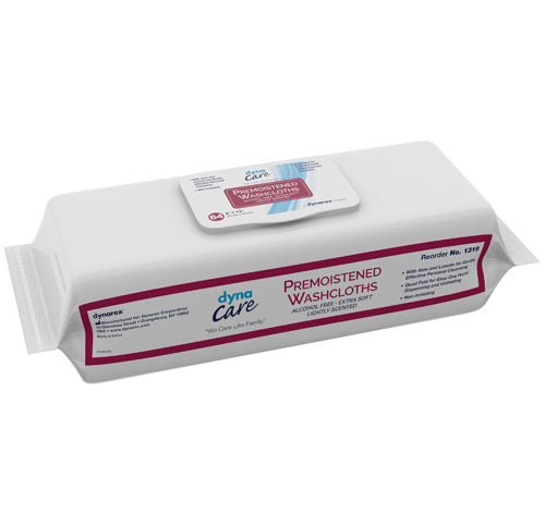 Washcloths Premoistened & Disposable Refill Pk/64 All Care Store