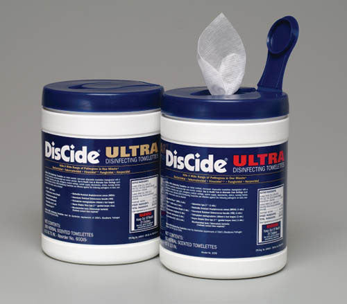 Discide Ultra Disinfecting Towelettes- 6 X 6.75 Pk/160 - All Care Store