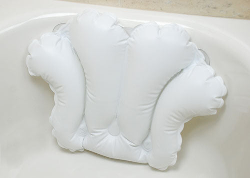 Inflatable Bath Pillow w/ Suction Cups All Care Store