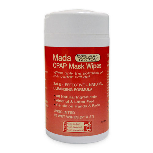 Cpap Mask Wipes  Mada Unscented  Tub/62   All Care Store