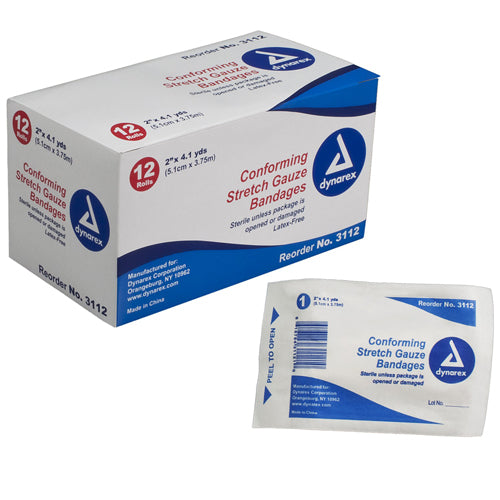 Vital roll Conforming Gauze Sterile  2  X 131  Pk/12   All Care Store