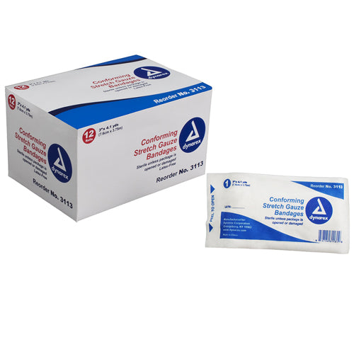 Vital roll Conforming Gauze Sterile  3  X 131  Pk/12   All Care Store