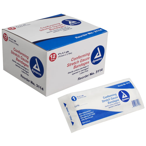 Vital roll Conforming Gauze Sterile  4  X 131   Pk/12   All Care Store
